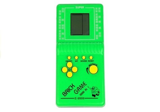 Tetris-Spiel Grün Handheld Spielkonsole Tetris Spielkonsole Spiel