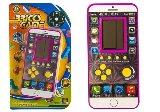 Tetris-Spiel elektronisches Spiel Spielzeug für Kinder Tetris ROSA 