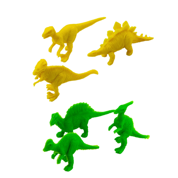 Dinosaurier-Set mit kleinen Figuren, bewegten Geräuschen, Grün