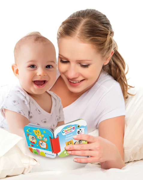 Clemmy Sweet Animals Kitten, Puppy & Cow Blocks & Booklet Clementoni 17849