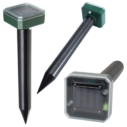 Solar Mole Rodent Repeller Sonic Vibration 370m²