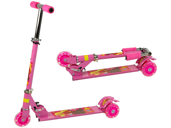 Tricycle Pink LED Luminous Wheels