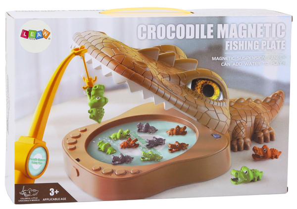Crocodile Fishing Game Magnetic Brown Crocodile