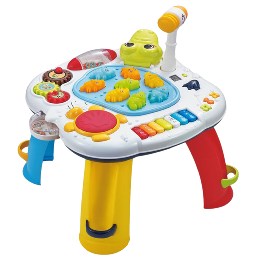 Interactive Educational Table Piano Drum Crocodile
