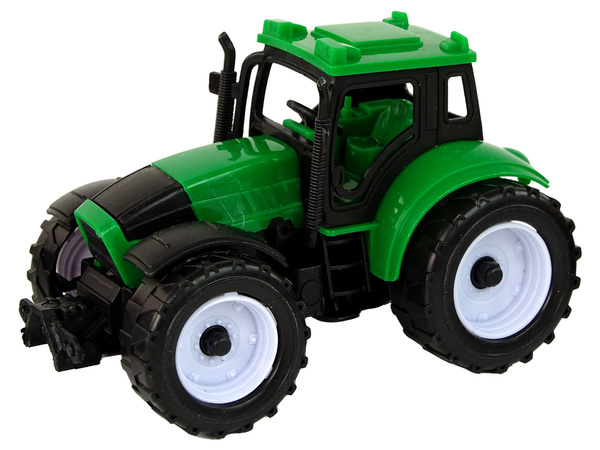 Set of Agricultural Tractors Farm 4 Colorful Pieces