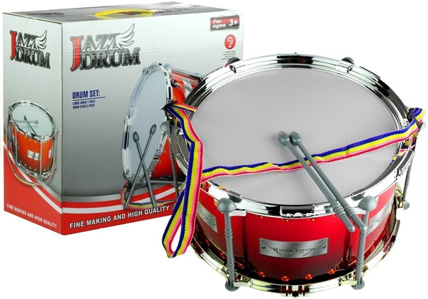 Drum Drum For Children Sticks Red On Straps
