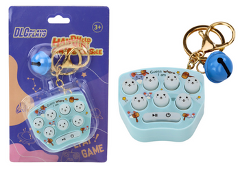 Elektronischer Taschenspiel-Schlüsselanhänger Pop It Arcade Blau