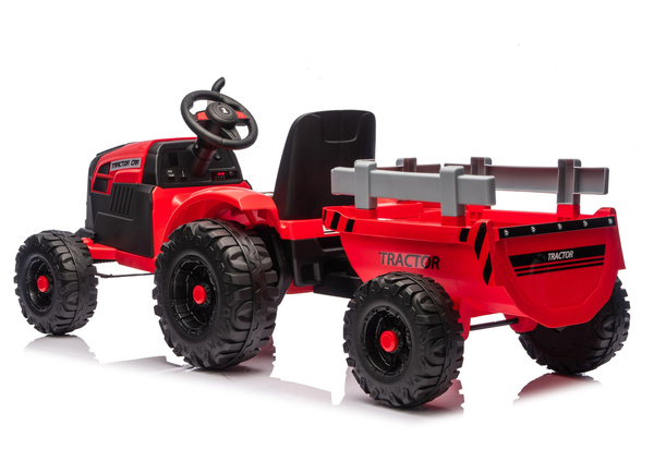 CH9959B Battery Operated Tractor with Trailer Red 24V