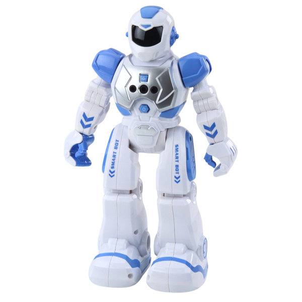 Remote Controlled Educational Robot RC Talking Dancing Lights Sounds Blue