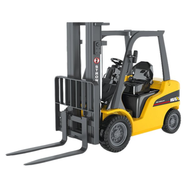 Metal Forklift Moving Forks Huina Yellow 1:50
