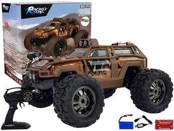 Rally Car Remote Controlled Brown 2.4G 1:18 35 km/h Speed Control