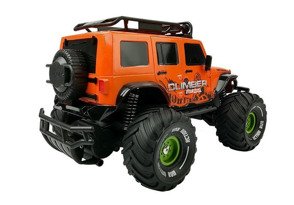 Remote controlled Car Off-road R/C Jeep Orange 2.4G