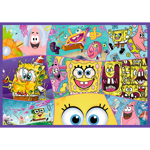Puzzle - 4x250 - SpongeBob's Crazy World Trefl 13342