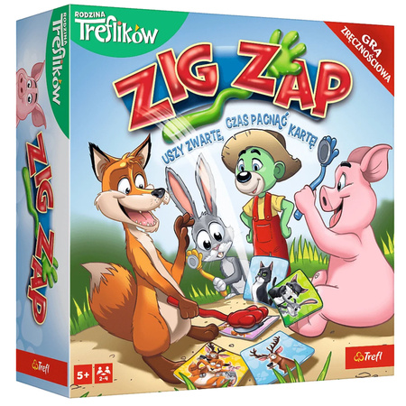 SPIEL - ZIG ZAP Treflik Family Trefl 02821