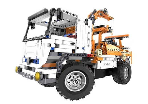 Tipper Truck Crane 2in1 Remote Controlled 2.4G Block 838 elements C51013W