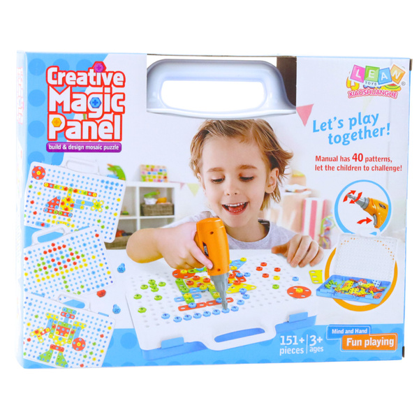 Educational Puzzle Set with Screwdriver for Children, 151 pcs.