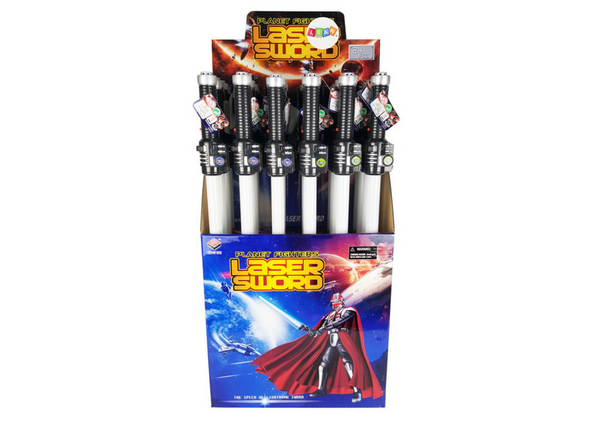 Space Lightsaber Battle Sound Green Blue 67cm