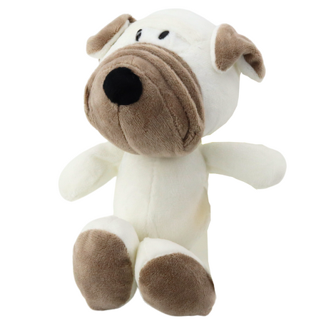 Small Plush Mascot Cuddly Toy Pug Dog Suction Cup 16cm