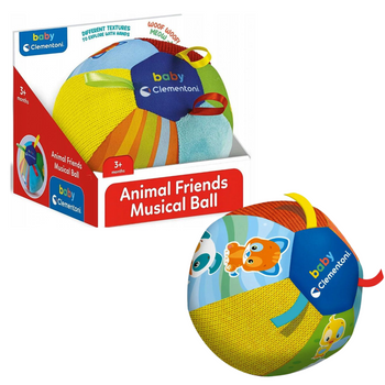 Weicher Musikball mit Tieren Clementoni 17475
