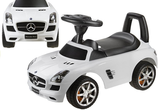 Mercedes-Benz SLS AMG Weiß - Kinderrutschauto