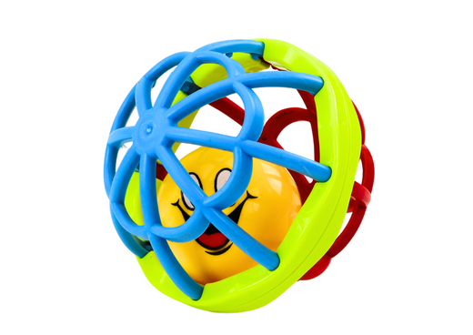 Sensorischer Ball, Gummirassel, flexibel, bunt