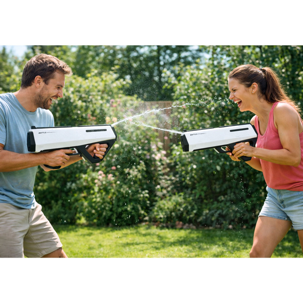 Electric Water Gun Rifle White Range 12m 400ml
