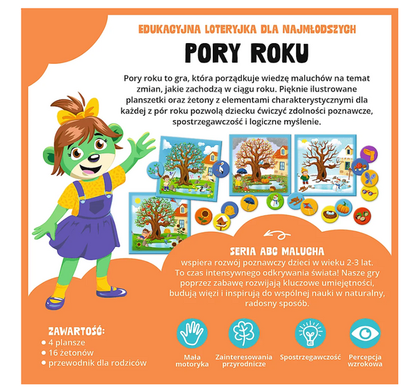 Educational Game Seasons ABC for Toddlers Treflik Family Trefl 02906