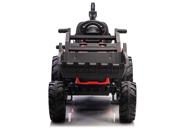 Battery-Powered Excavator with Trailer SX2068 Red