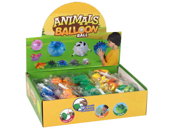 Aufblasbare Dinosaurier-Figuren, Luftballons, Mundstück