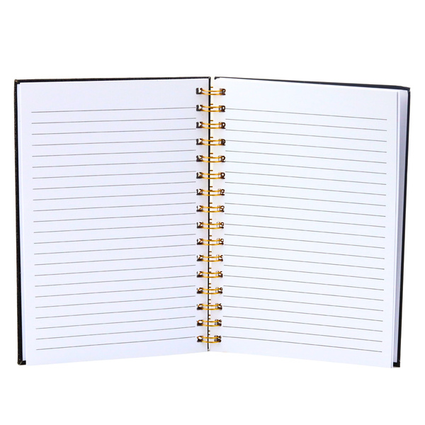 Notizbuch liniert Notizheft Patches Lippen Lippenstift Glitzer Schwarz A5 80 Blatt