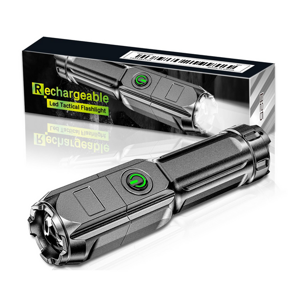 Touristen-Taschenlampe, wasserdicht, 3 Modi, LED