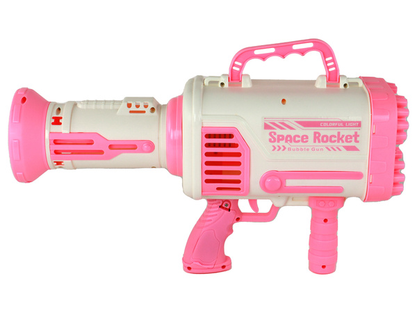 Seifenblasenmaschine, Seifenblasen, elektrische Pistole, Rosa