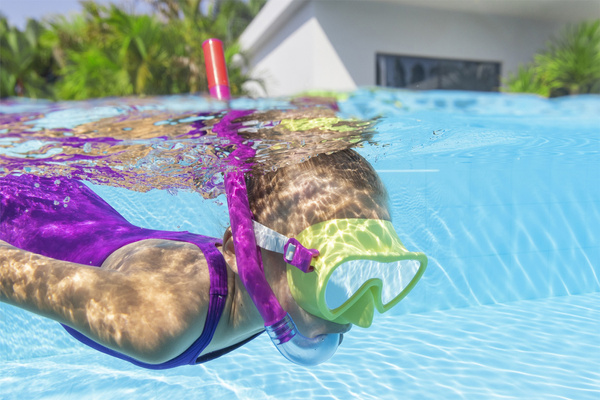 Diving Kit Yellow Mask, Fins, Tube Bestway 25039