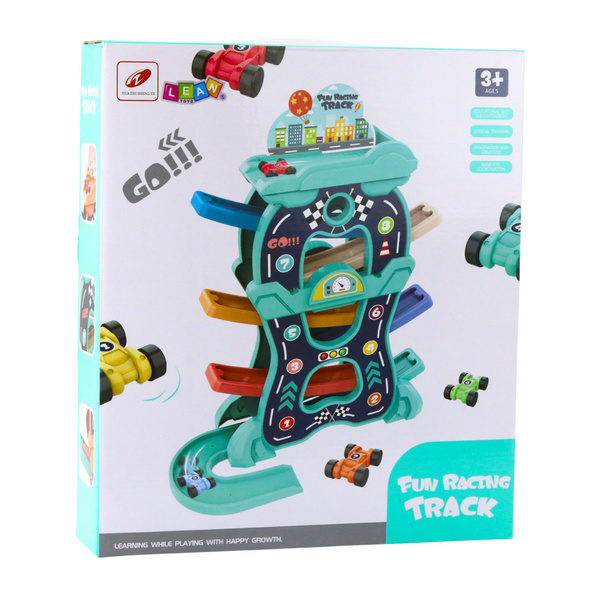 Educational Set Car Track Slide Three Levels