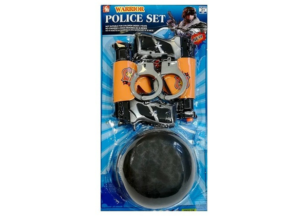Police Kit Arrows Guns Handcuffs