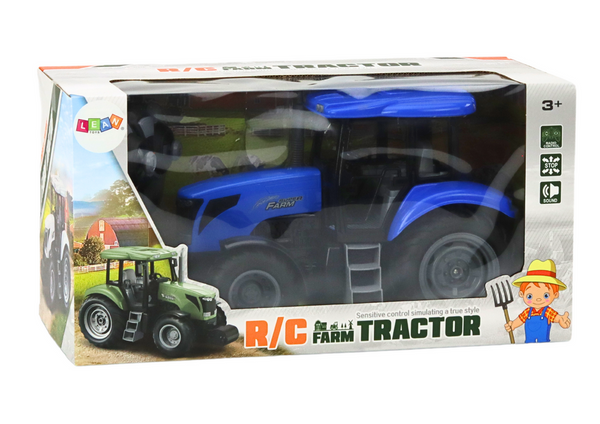 Remote Controlled Tractor RC 2.4G Sounds Blue