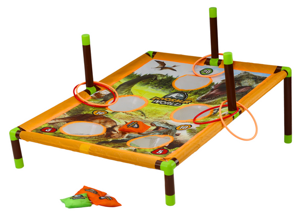 Arcade-Spiel Bag Throw Hoop 2in1 Dinosaurier-Brett