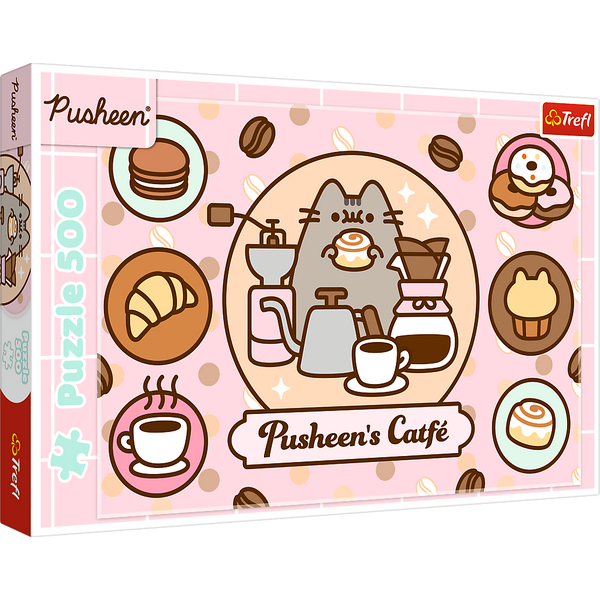 Puzzle - 500 - Pusheen in the cafe Trefl 37528