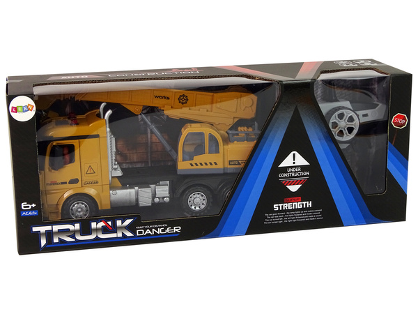 Remote Controlled Crane Truck Pilot 2.4G Sound Lights