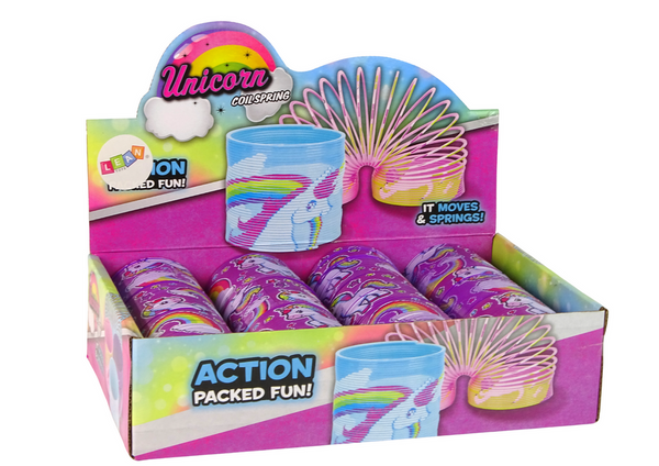 Ikonische lila Einhorn-Entspannungsfeder 6 cm