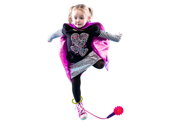 Skipper Hula Hop Springseil, Pink, LED