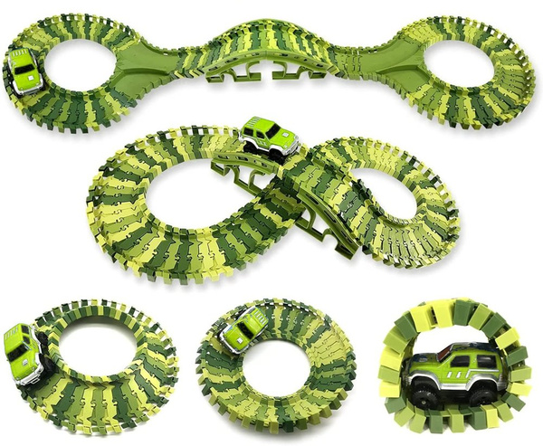 Riesige Dinosaurierbahn Park Auto Figuren