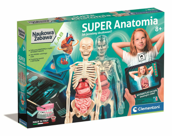Naukowa Zabawa Super Anatomia Język Polski Clementoni 50919