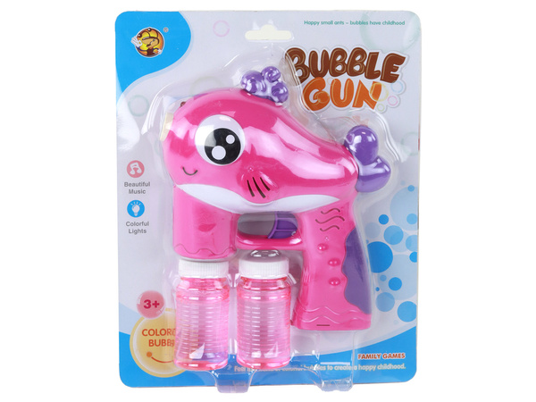 Seifenblasenpistole Batteriebetrieben Blau Rosa