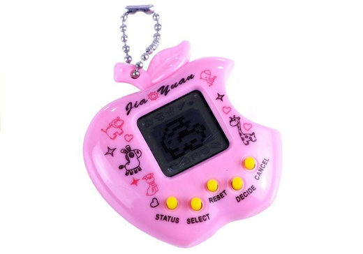 Tamagotchi Electronical Animal Pink Apple Shape