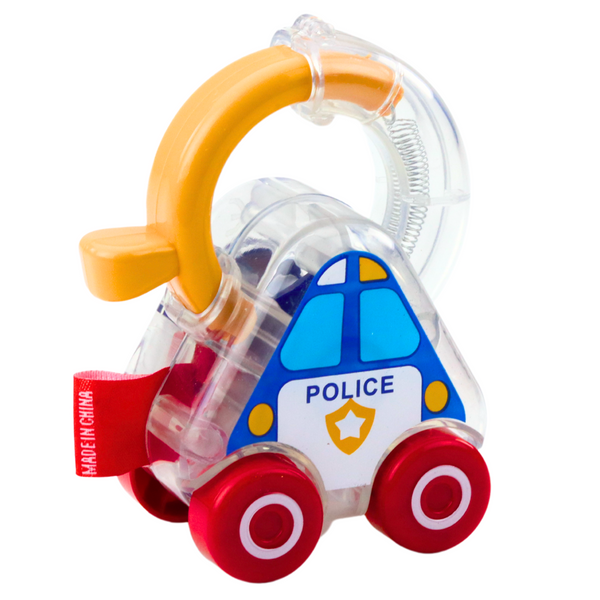 Set of Cars With Key Educational Police Fire Ambulance 3pcs