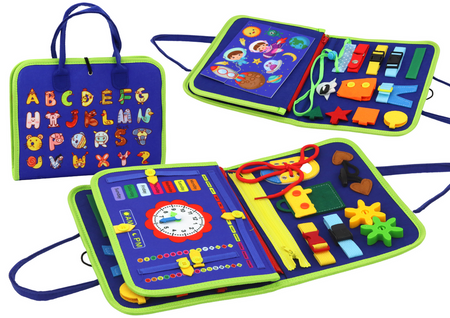 Felt Board Sensory Manipulative Educational Blue