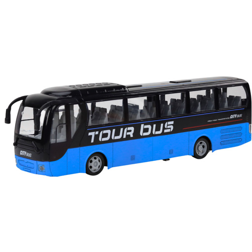 Autobus Zdalnie Sterowany Bus RC Pilot Światła Niebieski 39cm