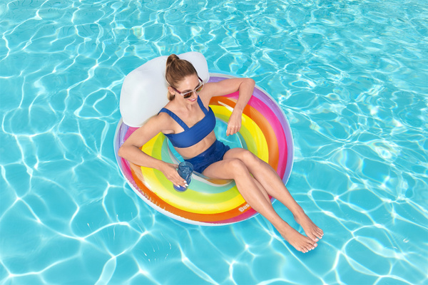 Inflatable Swimming Ring 107 cm Rainbow Bestway 43647