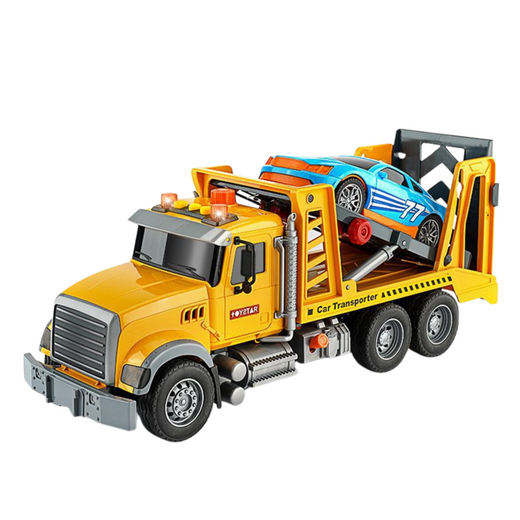 Tow Truck Roadside Assistance Car 2in1 Adjustable Lights Sounds